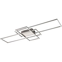 Led Deckenlampe Mit Fernbedienung, Rechteckig Deckenleuchte Mit Memory & Nachtlichtfunktion Funktion, Schwenkbar Dimmbar Leuchten für Wohnzimmer von IMPTS