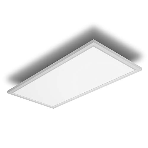 IMPTS LED Panel Flach Deckenleuchte, 30X60 cm Deckenlampe 30W 2600LM Warmweiss für Büro Küche Badezimmer Wohnzimmer von IMPTS