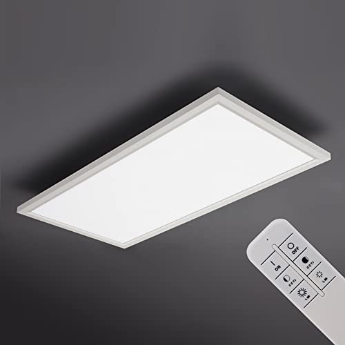 IMPTS LED Panel dimmbar flach, 30 x 60 cm Leuchten Deckenlampe mit Fernbedienung Farbtemperatursteuerung einstellbar 3000K-6500K 30W 2600 Lumen Licht von IMPTS