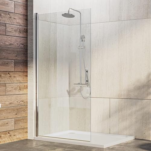 IMPTS Walk-IN Nano ESG Glas Duschwand 70x195cm Duschtür Schwingtür Duschabtrennung Dusche von IMPTS