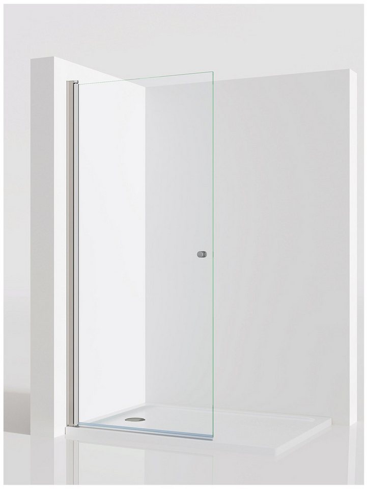 IMPTS Walk-in-Dusche Glaswand Dusche, glas, (70-100 x 185/195 cm, Begehbare Duschabtrennung, 6mm ebenerdig Glastrennwand), Breite 70 cm von IMPTS