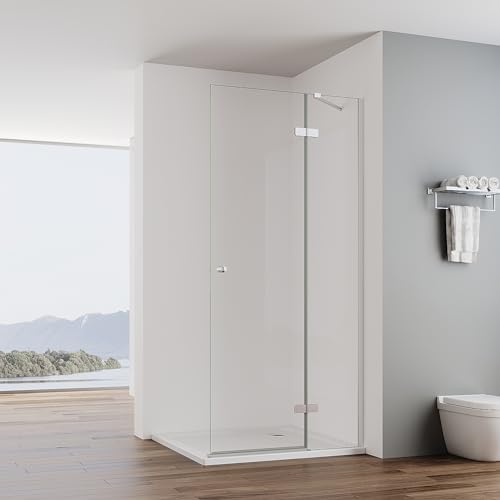 IMPTS walk in dusche 120x185 cm glas Duschwand Duschabtrennung 2-teilig faltbar Duschkabine Scharniertür Rahmenlos ESG Glas,OHNE Duschwanne IMPTS walk in dusche 120x185 cm glas Duschwand Duschabtrennung 2-teilig faltbar Duschkabine Scharniertür Rahmenlos ESG Glas,OHNE Duschwanne von IMPTS