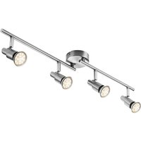 Led Deckenleuchte Deckenlampe Dreh- und schwenkbar 3W GU10 IP20 Metall Warmweiß, für Küche Wohnzimmer Schlafzimmer 4-flammig - Impts von IMPTS