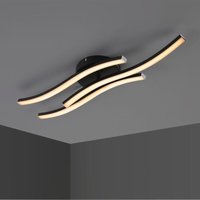 Led Deckenleuchte wohnzimmer,LED Deckenlampe, 3000K Warmweiß led Lampe für Wohnzimmer Schlafzimmer Küche und Flur 3 flammig Wellenförmig - Impts von IMPTS