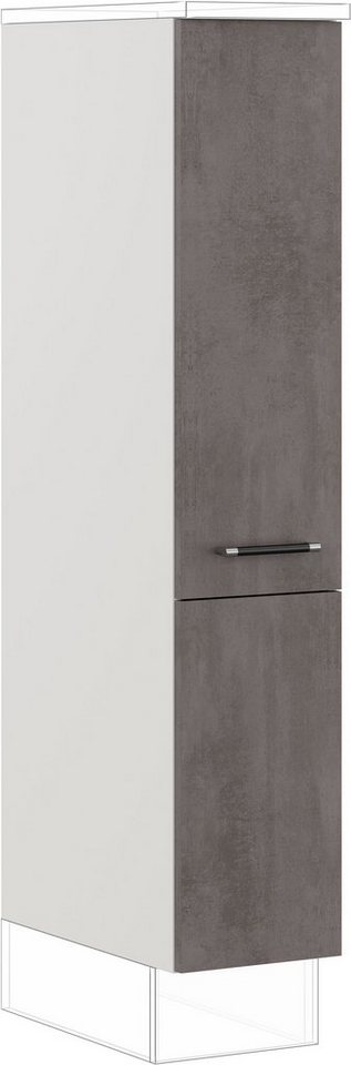 IMPULS KÜCHEN Apothekerschrank "Prag", Breite/Höhe: 30/147,5 cm, mit Soft-Close vormontiert, mit Auszug, mit Körben von IMPULS KÜCHEN