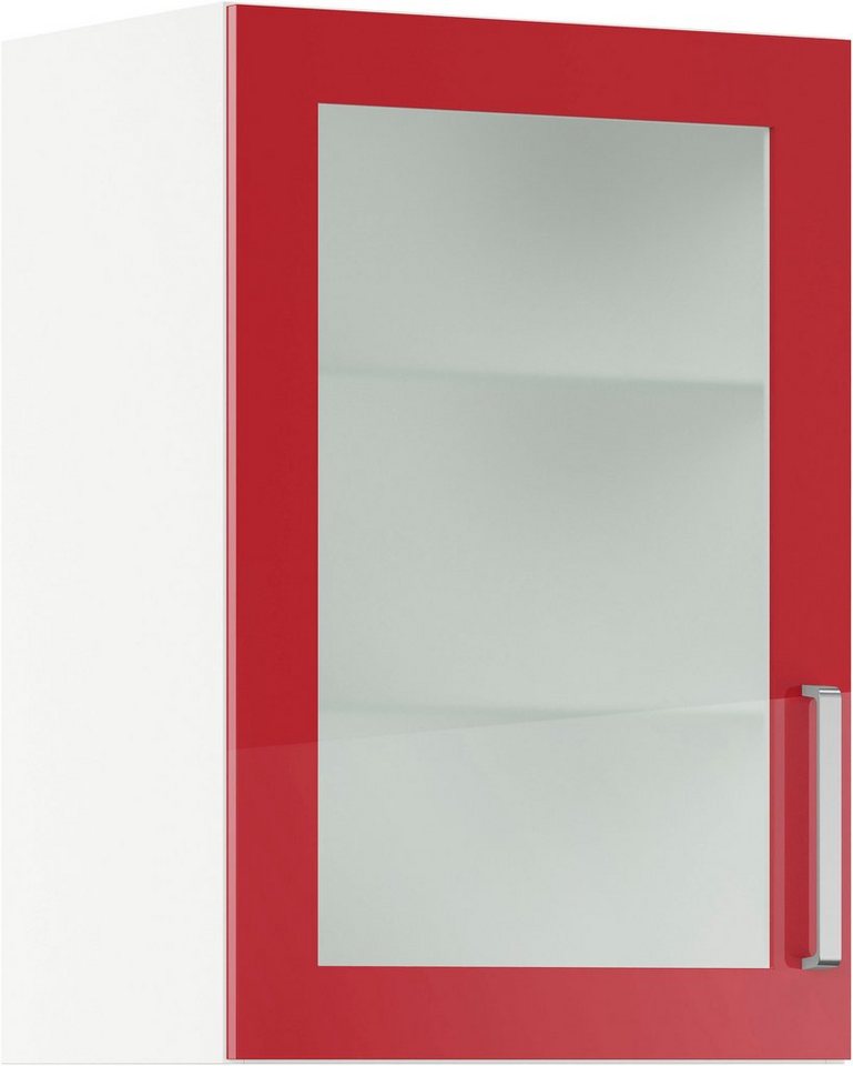 IMPULS KÜCHEN Glashängeschrank "Turin", Breite/Höhe: 50 oder 60/72,3 cm vormontiert, mit Glasdrehtür, mit verstellbarem Glasfachboden von IMPULS KÜCHEN