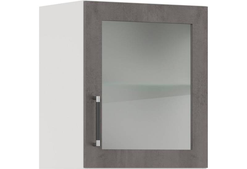 IMPULS KÜCHEN Glashängeschrank "Prag", Breite/Höhe: 50 oder 60/57,9 cm vormontiert, mit Glasdrehtür, mit verstellbarem Glasfachboden von IMPULS KÜCHEN