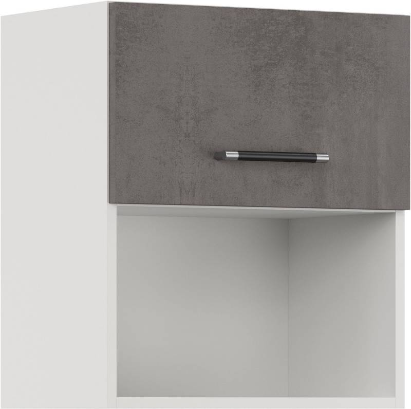 IMPULS KÜCHEN Klapphängeschrank "Prag und Valencia", Breite/Höhe: 50/57,9 cm vormontiert, mit Soft-Close, mit Klapptür und offener Nische von IMPULS KÜCHEN