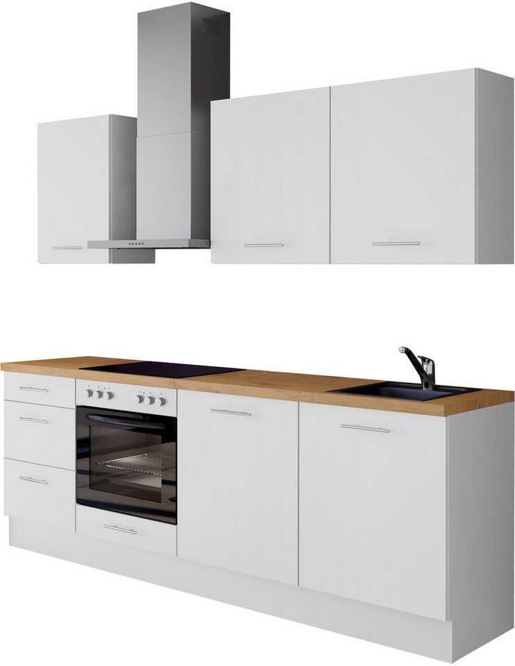 IMPULS KÜCHEN Küchenzeile "Kopenhagen", Ausrichtung wählbar, Schubkästen mit Soft-Close, vormontiert, wahlweise mit E-Geräten, Breite 220 cm IMPULS KÜCHEN Küchenzeile "Kopenhagen", Ausrichtung wählbar, Schubkästen mit Soft-Close, vormontiert, wahlweise mit E-Geräten, Breite 220 cm von IMPULS KÜCHEN