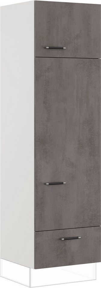 IMPULS KÜCHEN Kühlumbauschrank "Prag", Breite/Höhe: 60/205,1 cm, mit Soft-Close vormontiert, mit Drehtüren von IMPULS KÜCHEN