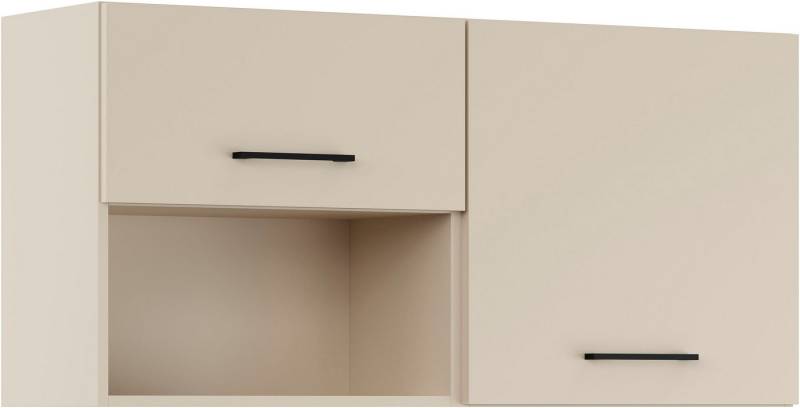 IMPULS KÜCHEN Mehrzweckschrank-Set Warschau, (2-St., Hängeschrank und Hängeschrank mit offenem Regal, Breite 120 cm), Vielfältige Varianten verfügbar, kombinierbar mit anderen Artikeln von IMPULS KÜCHEN