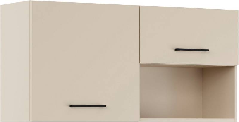 IMPULS KÜCHEN Mehrzweckschrank-Set Warschau, (2-St., Hängeschrank und Hängeschrank mit offenem Regal, Breite 120 cm), Vielfältige Varianten verfügbar, kombinierbar mit anderen Artikeln von IMPULS KÜCHEN