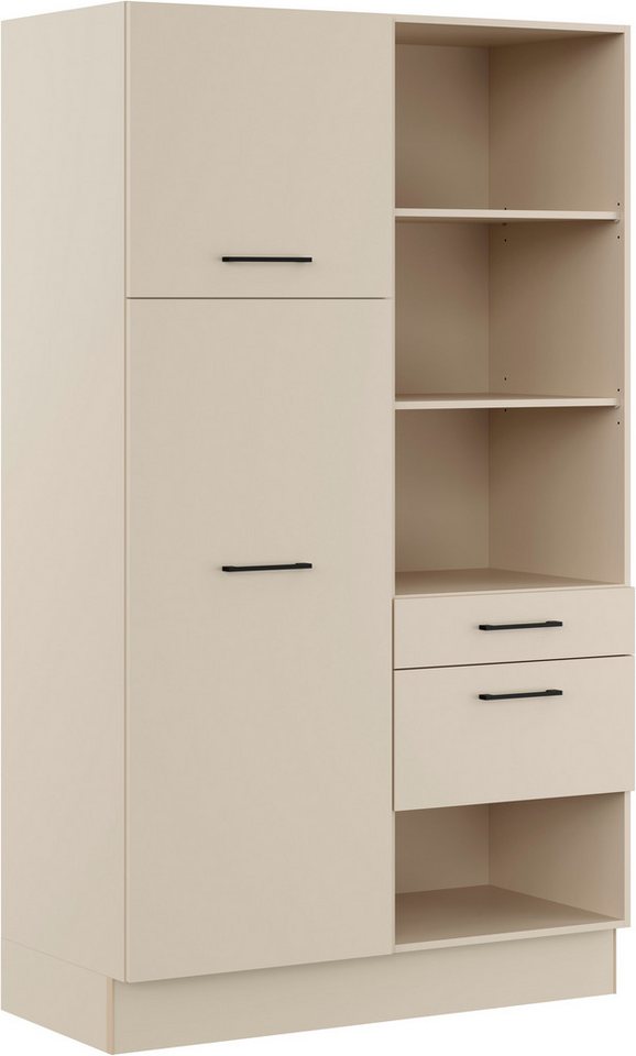 IMPULS KÜCHEN Mehrzweckschrank-Set Warschau, (3-St., Getränkekistenschrank und Seitenschrank, Breite 120 cm), Vielfältige Varianten verfügbar, kombinierbar mit anderen Artikeln von IMPULS KÜCHEN