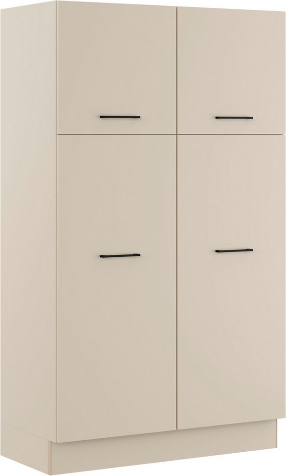 IMPULS KÜCHEN Mehrzweckschrank-Set Warschau, (3-St., Schuhschrank und Waschekorbschrank, Breite 120 cm), Vielfältige Varianten verfügbar, kombinierbar mit anderen Artikeln von IMPULS KÜCHEN