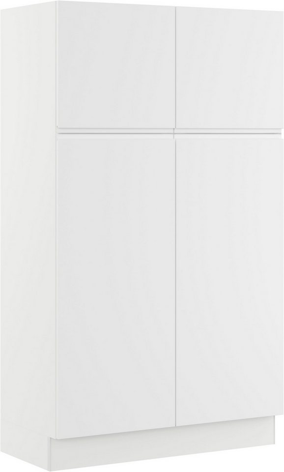 IMPULS KÜCHEN Mehrzweckschrank-Set Warschau, (3-St., Schuhschrank und Waschekorbschrank, Breite 120 cm), Vielfältige Varianten verfügbar, kombinierbar mit anderen Artikeln von IMPULS KÜCHEN