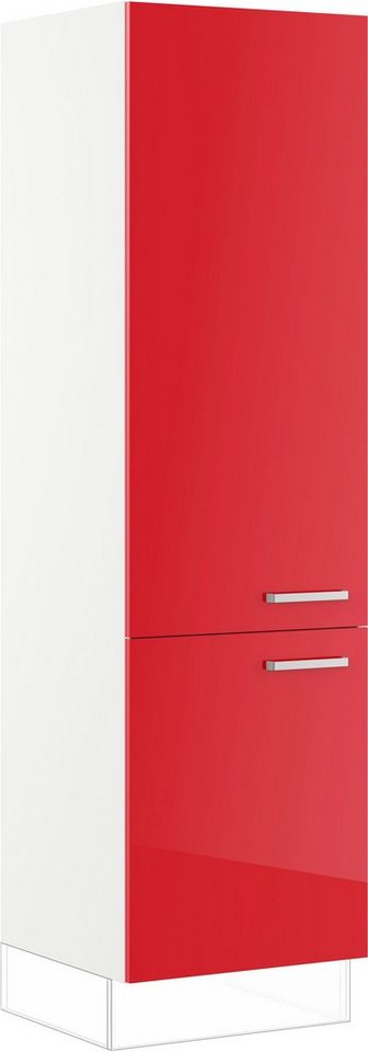 IMPULS KÜCHEN Seitenschrank "Turin", Breite/Höhe: 60/205,1 cm vormontiert, mit Drehtüren, mit verstellbaren Fachböden von IMPULS KÜCHEN
