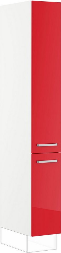 IMPULS KÜCHEN Seitenschrank "Turin", Breite/Höhe: 30/205,1 cm vormontiert, mit Drehtüren, mit verstellbaren Fachböden von IMPULS KÜCHEN