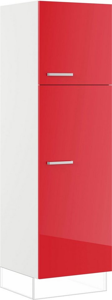 IMPULS KÜCHEN Wäscheschrank "Turin", Breite/Höhe: 60/190,7 cm, mit Wäschekörben, mit Drehtüren vormontiert, mit Innenschubkästen, mit verstellbarem Fachboden von IMPULS KÜCHEN
