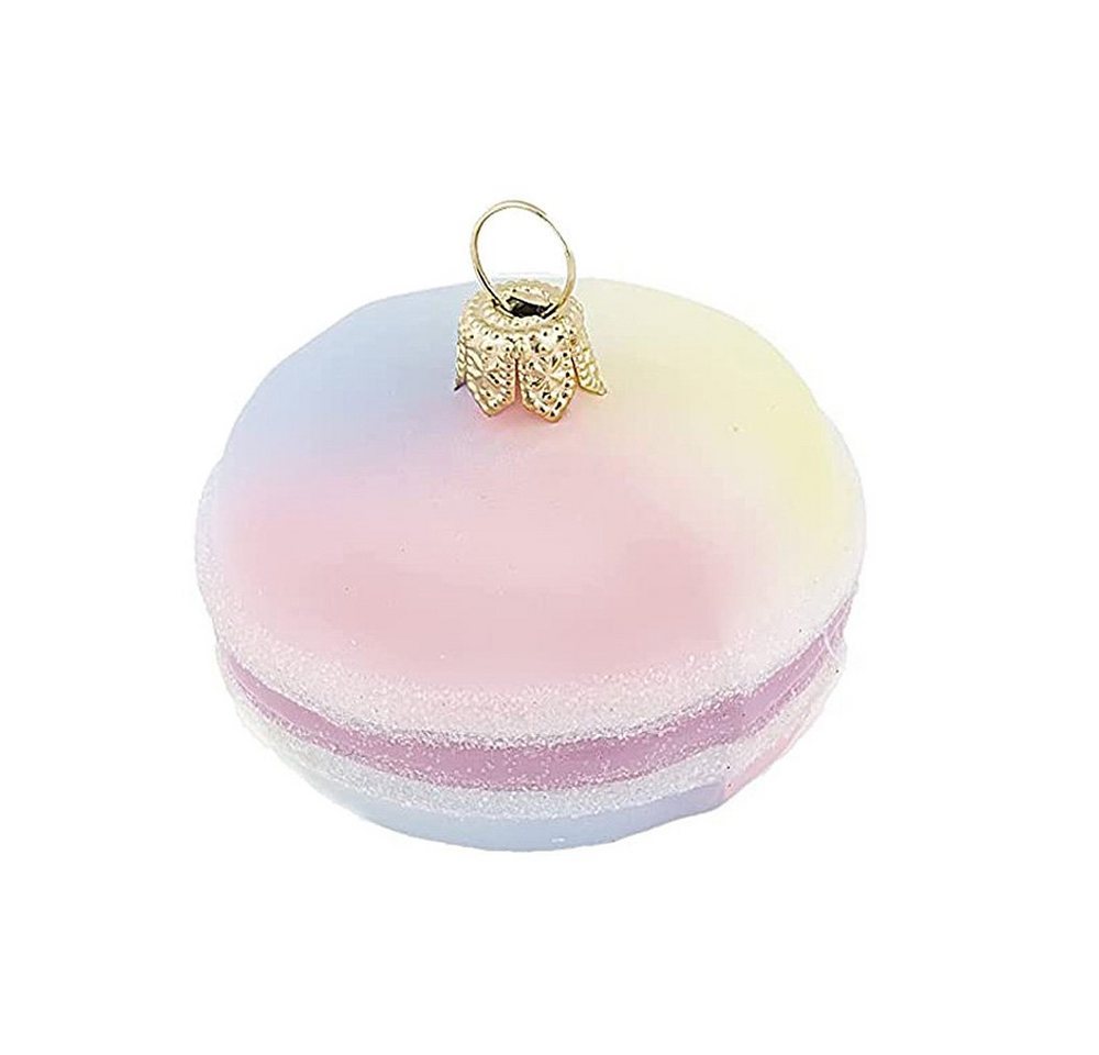 IMPULS Christbaumschmuck, Christbaumschmuck Glas Macaron Keks 5cm bunt von IMPULS