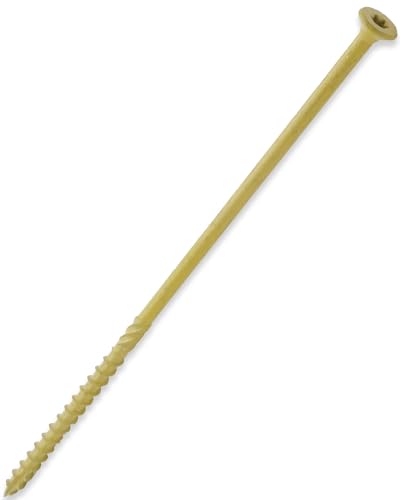 IMScrews # 14 x 8 lange Holzschrauben – Kohlenstoffstahl, rostbeständig, Terrassenschrauben, 75 Stück IMScrews # 14 x 8 lange Holzschrauben – Kohlenstoffstahl, rostbeständig, Terrassenschrauben, 75 Stück von IMSCREWS