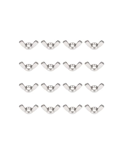 IMScrews Flügelmuttern, M3, Edelstahl, 304 Flügelmuttern, langlebige Hardware für Heimwartung und professionelle Technik, 100 Stück von IMSCREWS