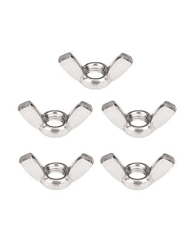 IMScrews M10 Flügelmuttern aus Edelstahl, 304 Flügelmuttern, langlebige Hardware für Heimwartung und professionelle Technik, 10 Stück von IMSCREWS