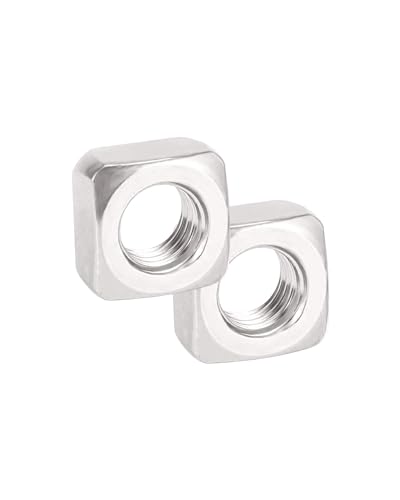 IMScrews M12 Vierkantmuttern, Edelstahl, 304 Stück, langlebig, für Reparaturen zu Hause und professionelle Technik, 10 Stück von IMSCREWS