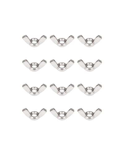 IMScrews M5 Flügelmuttern aus 304 Edelstahl, langlebige Beschläge für Heimwerker und professionelle Technik, 100 Stück von IMSCREWS