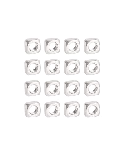 IMScrews M5 Vierkantmuttern, 304 Edelstahl, langlebig, für Reparaturen zu Hause und professionelle Technik, 200 Stück von IMSCREWS