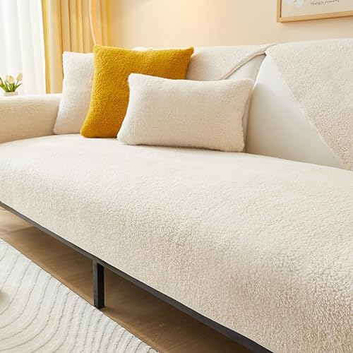 IMSGVIFO Samt Sofabezüge 1 2 3 4 Sitzer Sofabezug Couch überzug Form Ecksofa Sofa/Couch überwurfdecke, Samt Couch Überwürfe Sofahusse Sofaüberwürfe rutschfest Sofa Abdeckung von IMSGVIFO