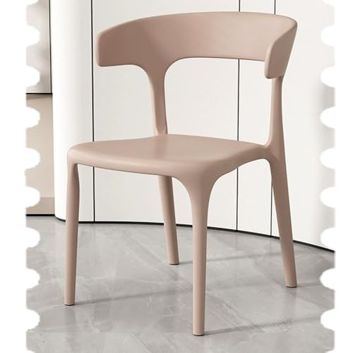 IMUNKT 45cm Esszimmerstuhl Kunststoff Stapelstuhl Küchenstuhl Hochlehner Gartenstühle Terrassenstuhl Für Esszimmer, Wohnzimmer, Schlafzimmer(Green) von IMUNKT