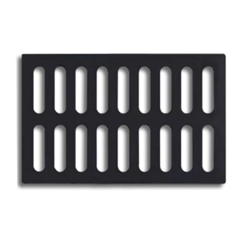 IMUNKT Robuste Abflussrost Kanalrost Gusseisen 40x20 40x30 50x20 50x40cm Ablaufgitter Außenablaufabdeckung Für Haus, Gehweg, Terrasse, Gewerbe(50x40x3cm/19.7x15.7x1.2in) von IMUNKT