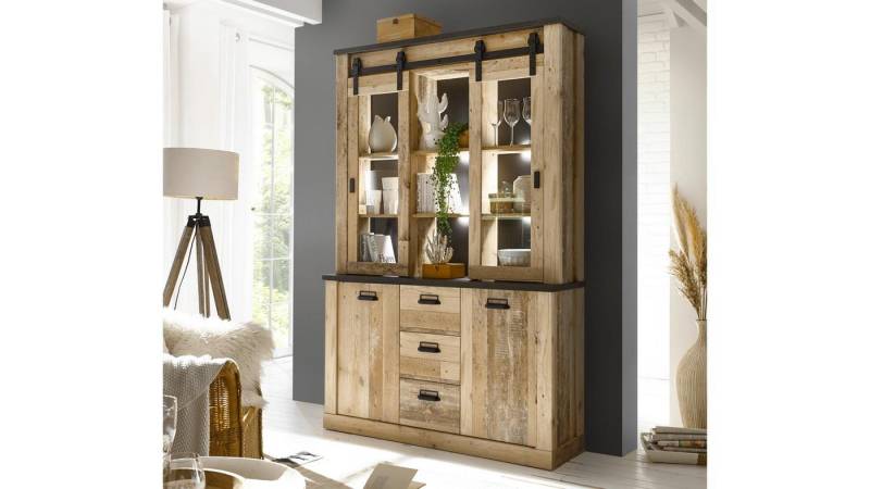 IMV Buffet Buffet Sherwood 57 Old Style hell anthrazit mit soft-close 133 cm IMV Buffet Buffet Sherwood 57 Old Style hell anthrazit mit soft-close 133 cm von IMV