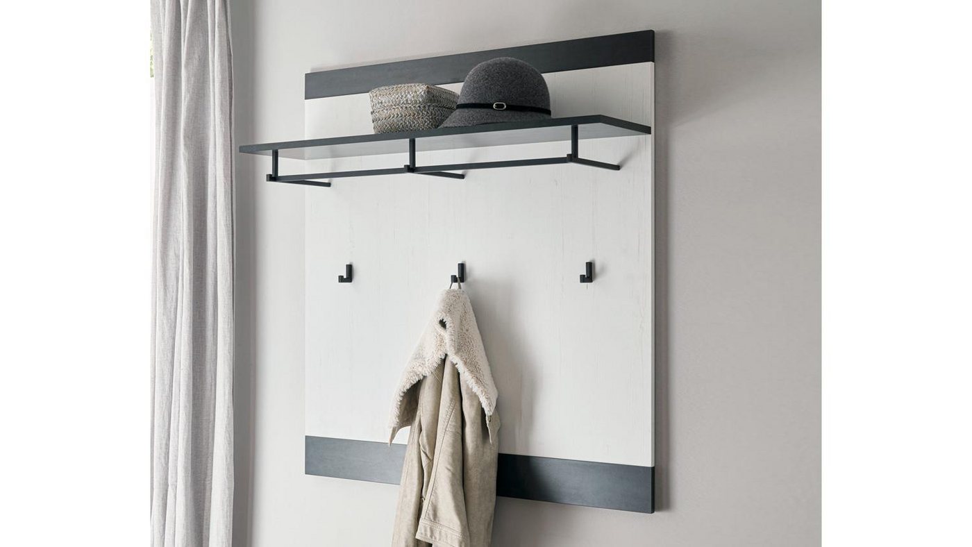 IMV Garderobenpaneel Wandpaneel Sherwood 74 Paneel Pinie weiß und anthrazit 92 cm IMV Garderobenpaneel Wandpaneel Sherwood 74 Paneel Pinie weiß und anthrazit 92 cm von IMV