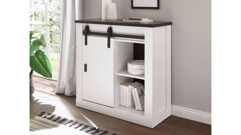 IMV Kommode Kommode Sherwood 13 Schrank Pinie weiß und anthrazit 93 cm IMV Kommode Kommode Sherwood 13 Schrank Pinie weiß und anthrazit 93 cm von IMV