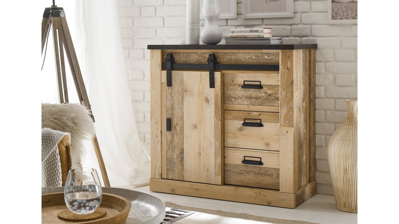 IMV Kommode Kommode Sherwood 51 Old Style hell anthrazit mit soft-close 93 cm IMV Kommode Kommode Sherwood 51 Old Style hell anthrazit mit soft-close 93 cm von IMV