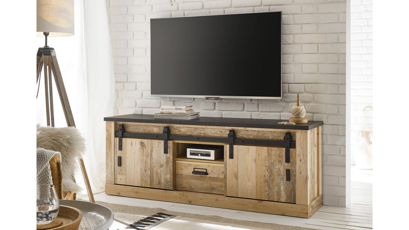 IMV Lowboard TV-Board Sherwood 30 Old Style hell anthrazit mit soft-close 162 cm IMV Lowboard TV-Board Sherwood 30 Old Style hell anthrazit mit soft-close 162 cm von IMV