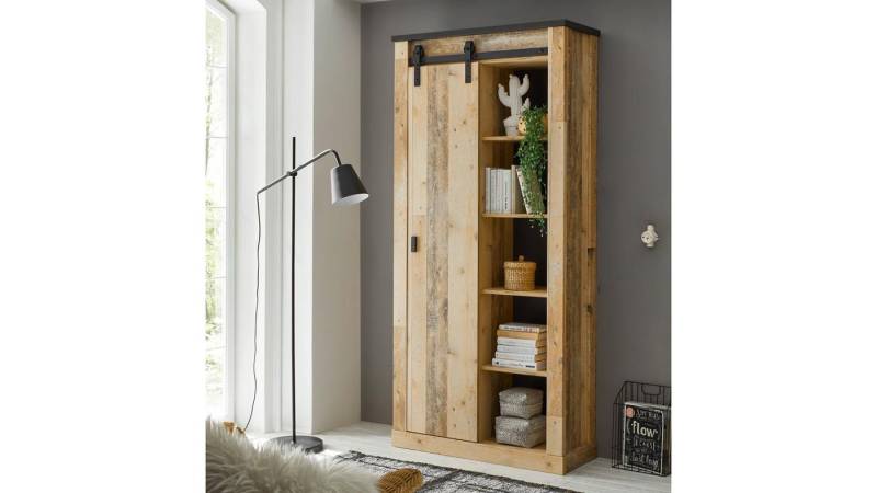 IMV Regal Regal Sherwood 14 Old Style hell und anthrazit 93 cm IMV Regal Regal Sherwood 14 Old Style hell und anthrazit 93 cm von IMV