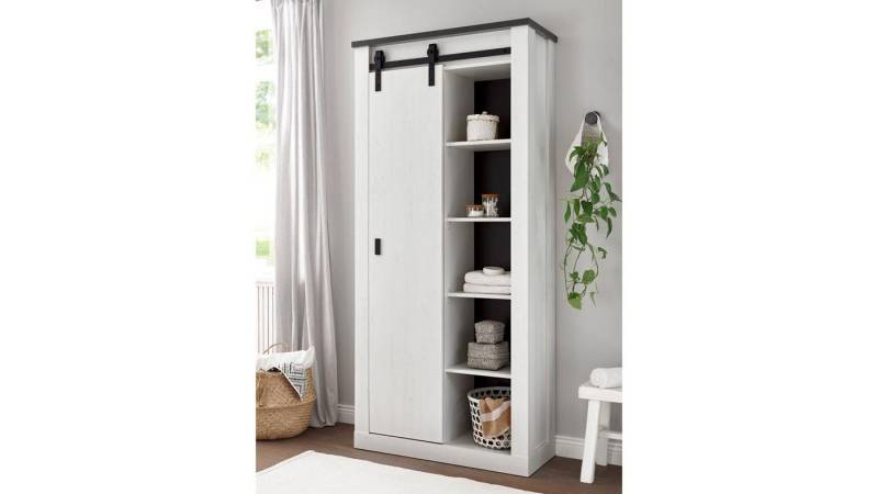 IMV Regal Regal Sherwood 14 Pinie weiß und anthrazit 93 cm IMV Regal Regal Sherwood 14 Pinie weiß und anthrazit 93 cm von IMV