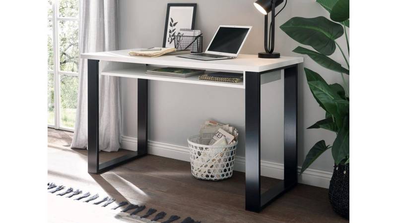 IMV Schreibtisch Schreibtisch Sherwood 06 Pinie weiß und anthrazit 125x60 cm IMV Schreibtisch Schreibtisch Sherwood 06 Pinie weiß und anthrazit 125x60 cm von IMV