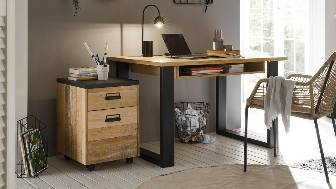 IMV Schreibtisch Schreibtisch inkl. Rollcontainer Sherwood O2 Old Style hell anthrazit IMV Schreibtisch Schreibtisch inkl. Rollcontainer Sherwood O2 Old Style hell anthrazit von IMV