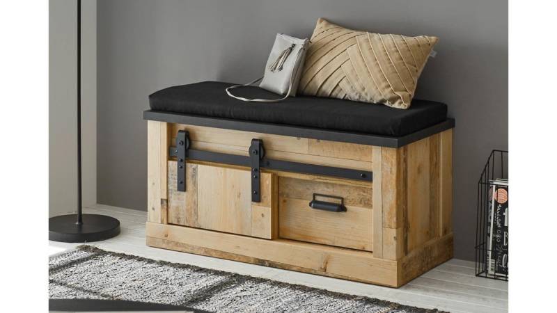 IMV Sitzbank Bank Sherwood 79 Old Style hell anthrazit mit Sitzkissen 93 cm IMV Sitzbank Bank Sherwood 79 Old Style hell anthrazit mit Sitzkissen 93 cm von IMV