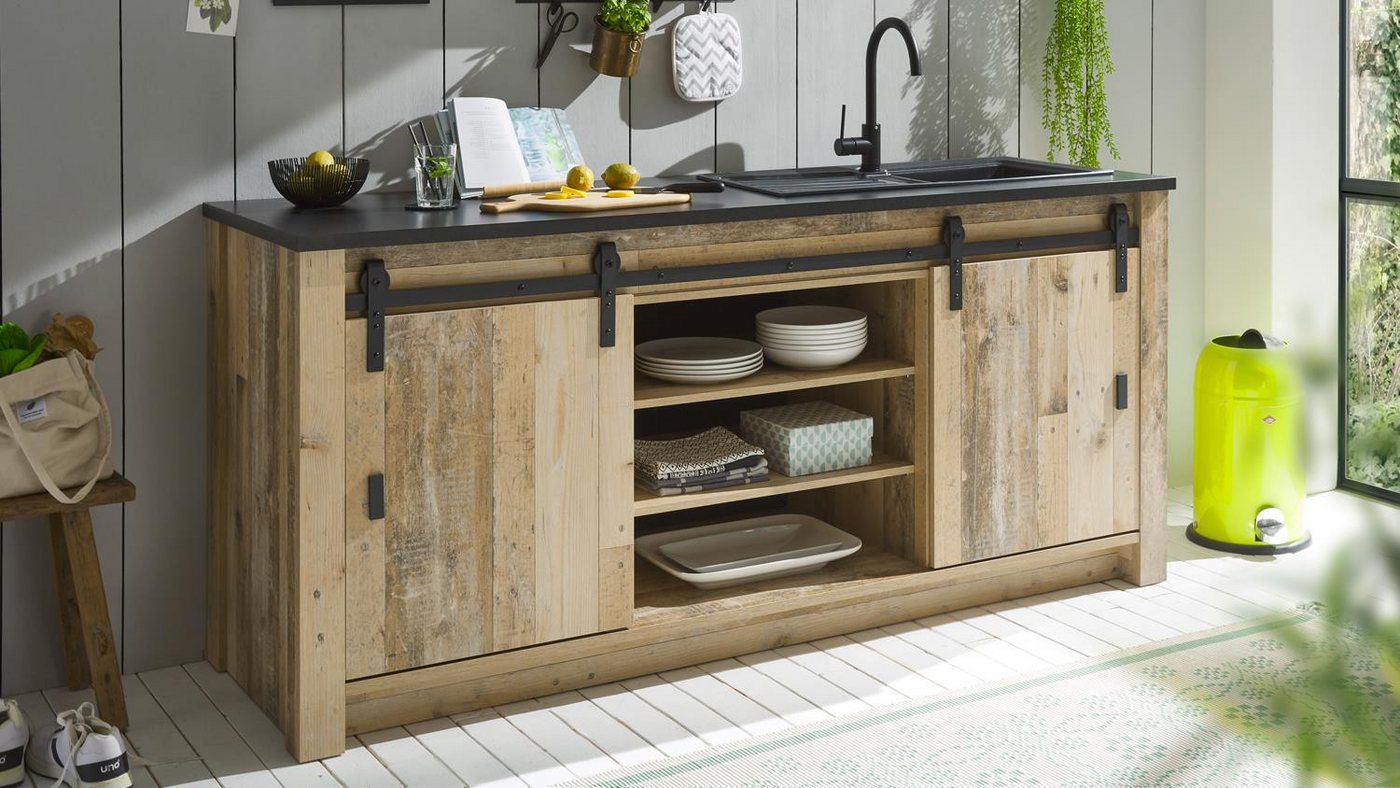 IMV Spülenschrank Spültisch Sherwood Küchenschrank Old Style hell 2 trg. 201 cm IMV Spülenschrank Spültisch Sherwood Küchenschrank Old Style hell 2 trg. 201 cm von IMV