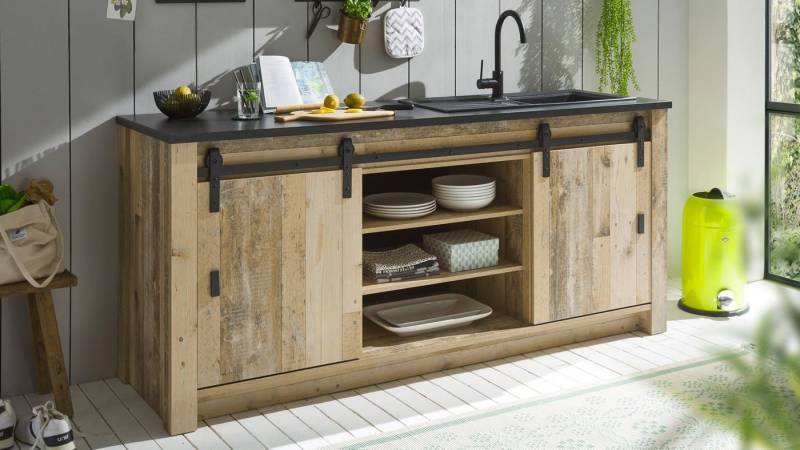 IMV Spülenschrank Spültisch Sherwood Küchenschrank Old Style hell 2 trg. 201 cm IMV Spülenschrank Spültisch Sherwood Küchenschrank Old Style hell 2 trg. 201 cm von IMV