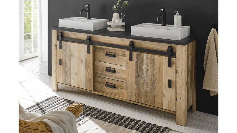 IMV Waschbeckenunterschrank Waschbeckenunterschrank Sherwood 47 Old Style anthrazit 164 cm IMV Waschbeckenunterschrank Waschbeckenunterschrank Sherwood 47 Old Style anthrazit 164 cm von IMV