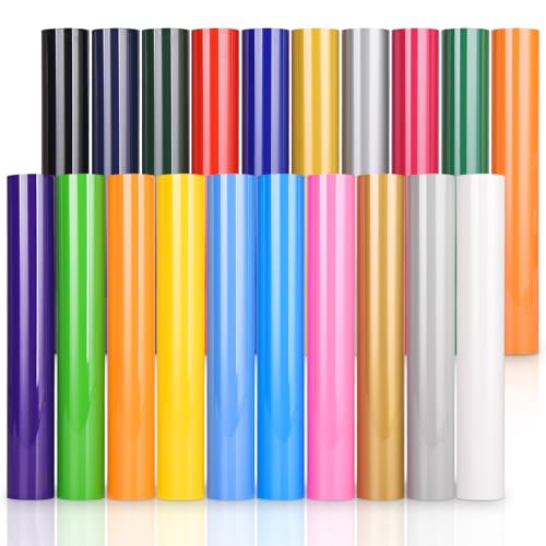 IModeur 20 Blatt Plotterfolie Textil Set - 30,5 x 20 cm Flexfolie Plotter Textil für Cricut Maker, Kleidung, Hosen, andere Stoffe IModeur 20 Blatt Plotterfolie Textil Set - 30,5 x 20 cm Flexfolie Plotter Textil für Cricut Maker, Kleidung, Hosen, andere Stoffe von IModeur