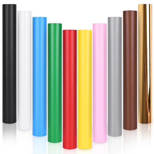 IModeur 10 Rolle 30,5 x 153 cm Vinylfolie Plotter Matt - Plotterfolie Vinyl Selbstklebend für Cricut Machines, Silhouette Cameo, Die Meisten Schneidemaschine IModeur 10 Rolle 30,5 x 153 cm Vinylfolie Plotter Matt - Plotterfolie Vinyl Selbstklebend für Cricut Machines, Silhouette Cameo, Die Meisten Schneidemaschine von IModeur