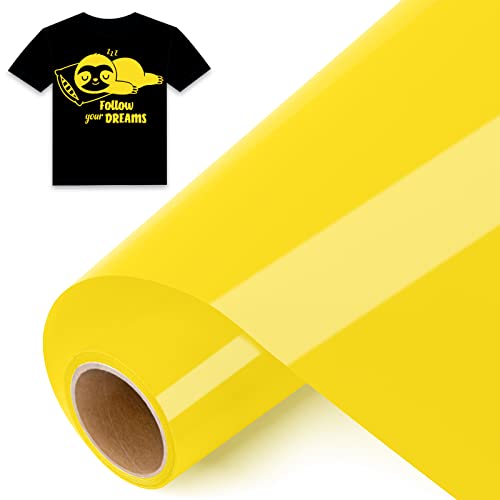 IModeur Plotterfolie Textil Gelb – 30,5 x 244 cm Flexfolie Plotter Textil Gelb für Silhouette Cameo, Textilfolie für Kleidung, Mützen, Hosen, andere Stoffe IModeur Plotterfolie Textil Gelb – 30,5 x 244 cm Flexfolie Plotter Textil Gelb für Silhouette Cameo, Textilfolie für Kleidung, Mützen, Hosen, andere Stoffe von IModeur