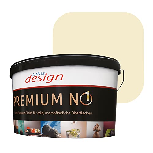 IMparat Ultra design Premium No.1 Wandfarbe, Farbfamilie Klares Design: Neutrale Beigetöne, Innenfarbe für glatte, matte, farbige Wände, hohe Deckkraft, Farbton UD 03-05, 2,5 Liter von IMparat