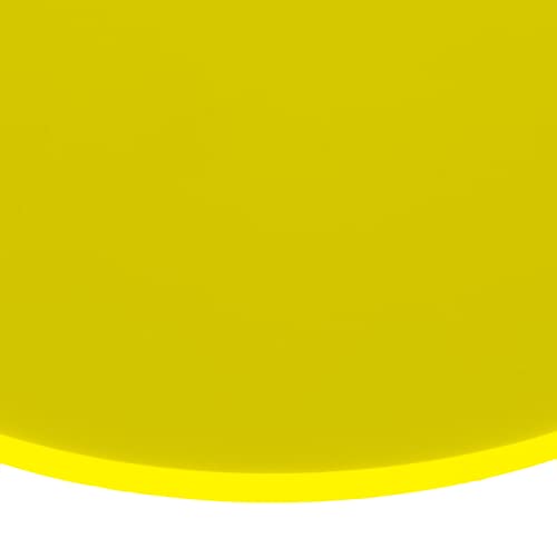 in-outdoorshop Acrylglas, Zuschnitt, Rund, Scheibe, Fluoreszierend, Platte Rund, verschiedene Größen(Ø 80mm, gelb) von IN-OUTDOORSHOP